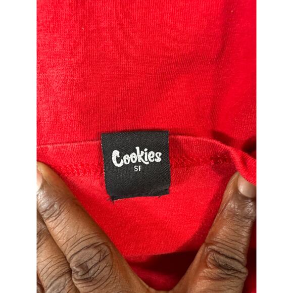 Cookies SF Red Graphic T-Shirt “Puttin in Work” Unisex Size Large Streetwear Y2K - Picture 8 of 9